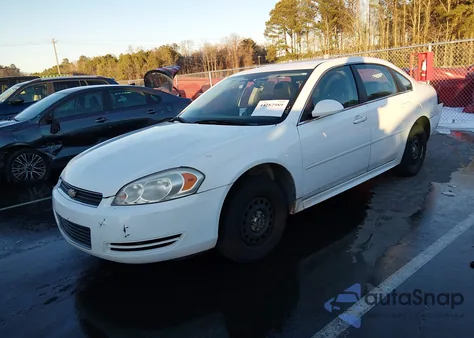 2010 Chevrolet Impala Police z USA, uszkodzony, nr VIN 2G1WD5EMXA1251534